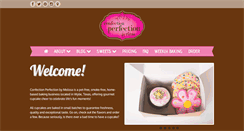 Desktop Screenshot of confectionperfectionbymelissa.com